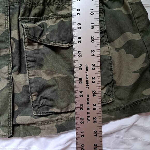 GUC Old Navy L green camouflage army jacket cargo utility chore camo - Picture 9 of 16
